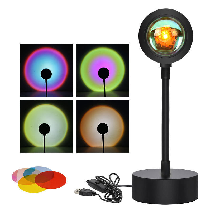 Sunset Projection Lamp Sunset Projector Night Light Wall Decoration Lighting - Hot Gadgets