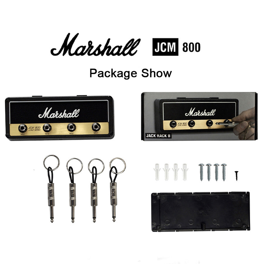 Key Holder,Wall Mounting Guitar Amp Key Hooks For Musician Lovers, JCM800 Keychain Including 4 Pieces Key Ring. - Hot Gadgets