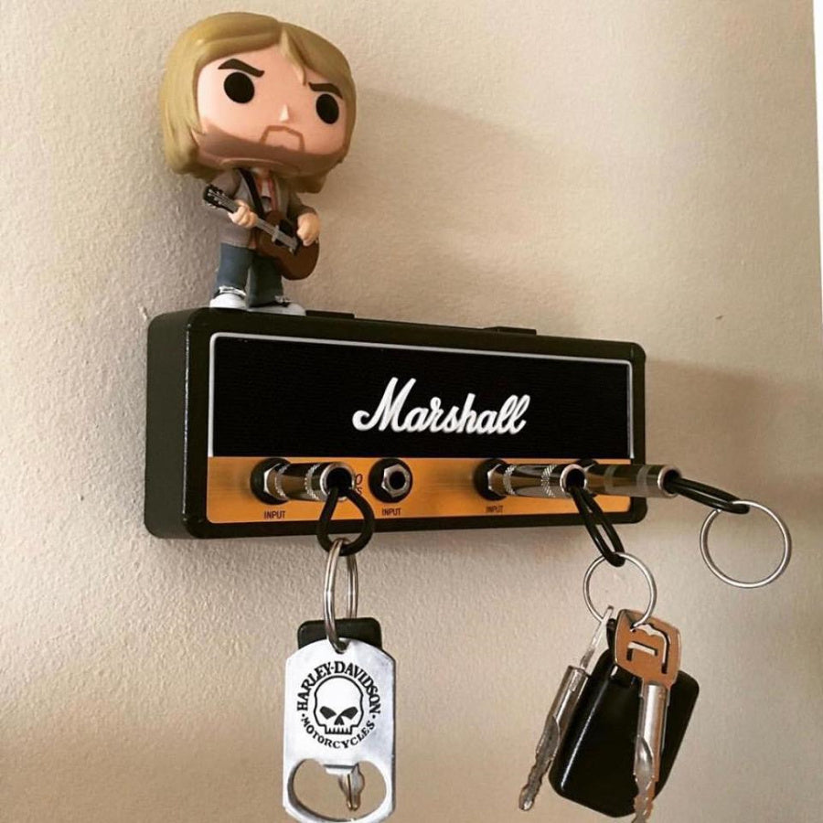 Key Holder,Wall Mounting Guitar Amp Key Hooks For Musician Lovers, JCM800 Keychain Including 4 Pieces Key Ring. - Hot Gadgets