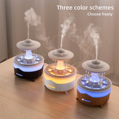 New UFO Raindrop Humidifier Water Drop Air Humidifier USB Aromatherapy Essential Oils Aroma Air Diffuser Household Mist Maker Home Decor - Hot Gadgets