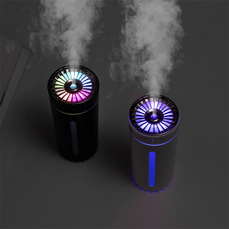 Wireless Air Humidifier Colorful Lights Mute Ultrasonic USB Fogger Diffuser Purifier 800mAh Rechargeabl Cool Mist Maker For Car - Hot Gadgets