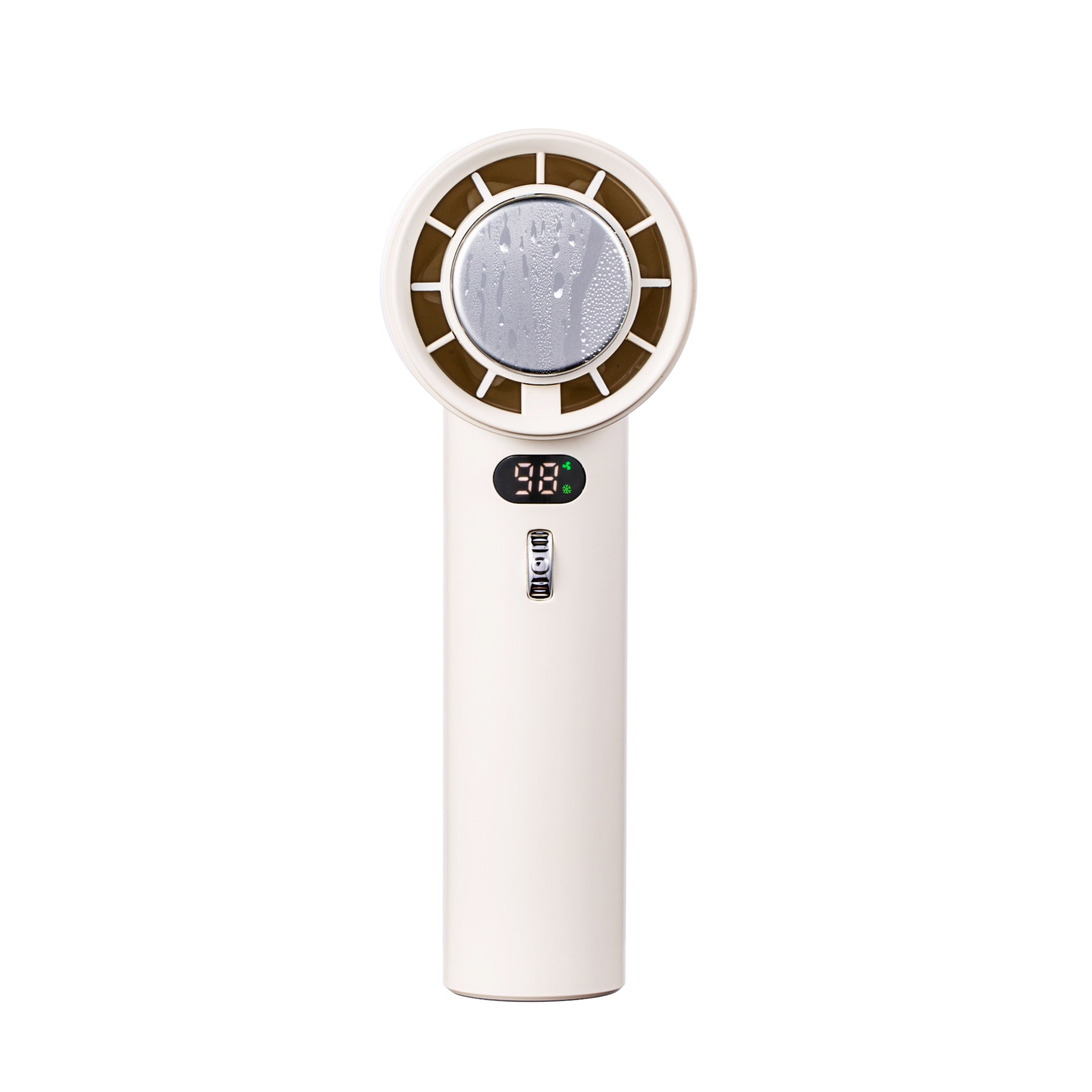 Portable Handheld Turbo Fan Cooling Semiconductor Refrigeration 3000mAh Battery Wind Speeds Adjustable Mini Personal Fan - Hot Gadgets