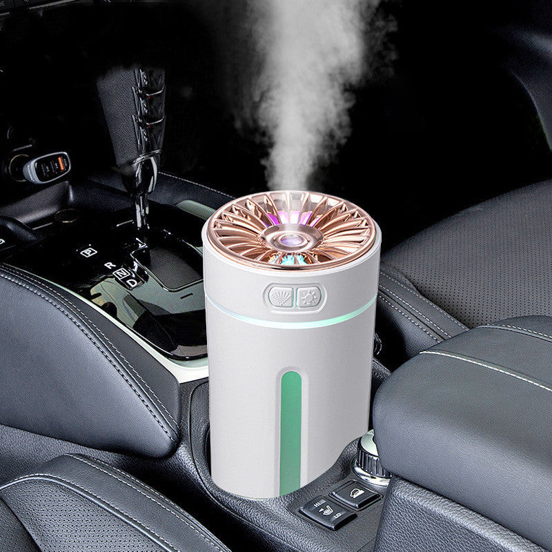 Wireless Air Humidifier Colorful Lights Mute Ultrasonic USB Fogger Diffuser Purifier 800mAh Rechargeabl Cool Mist Maker For Car - Hot Gadgets