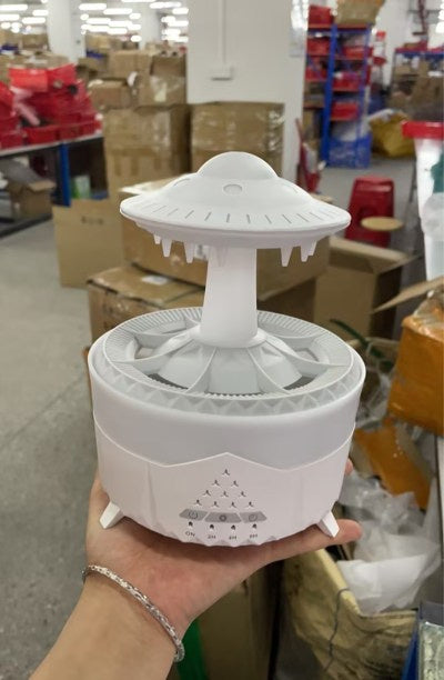 New UFO Raindrop Humidifier Water Drop Air Humidifier USB Aromatherapy Essential Oils Aroma Air Diffuser Household Mist Maker Home Decor - Hot Gadgets