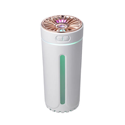 Wireless Air Humidifier Colorful Lights Mute Ultrasonic USB Fogger Diffuser Purifier 800mAh Rechargeabl Cool Mist Maker For Car - Hot Gadgets