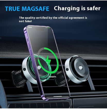 Intelligent Mobile Phone Holder Double-Sided Car Mount Magnetic Universal Adsorption Bracket Vacuum Adsorption Stable For Phone - Hot Gadgets