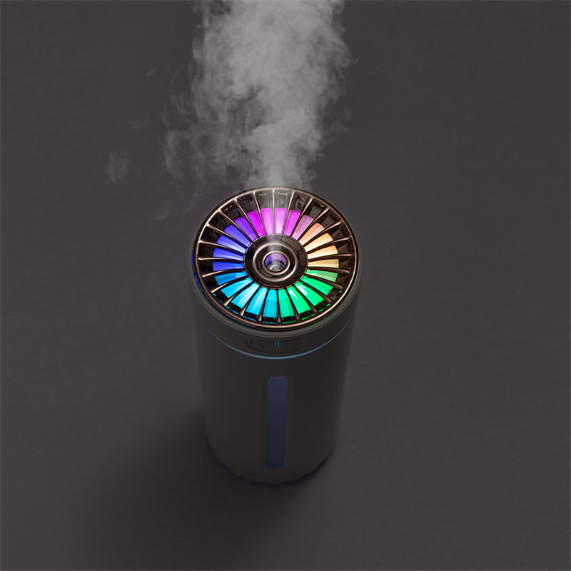 Wireless Air Humidifier Colorful Lights Mute Ultrasonic USB Fogger Diffuser Purifier 800mAh Rechargeabl Cool Mist Maker For Car - Hot Gadgets